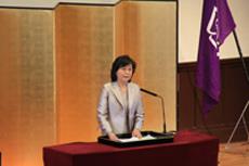 2015年オープンキャンパス(理学部) 7月18日 学長挨拶