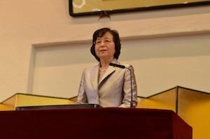 2015年オープンキャンパス(理学部) 7月18日 学長挨拶