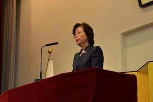 2015年オープンキャンパス(理学部) 7月18日 学長挨拶