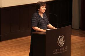 2015年オープンキャンパス(生活科学部) 7月19日 学長挨拶