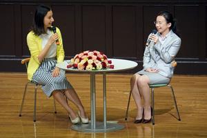 「廣瀬史子さんと加藤シルビアさんの対談」