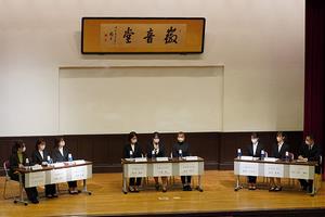 各五女子大学の学生によるパネルディスカッション