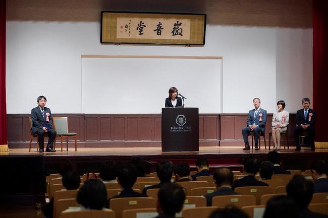 学長挨拶の様子