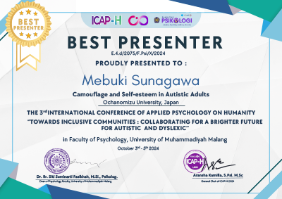 鎌田日菜子さん、砂川芽吹助教が受賞